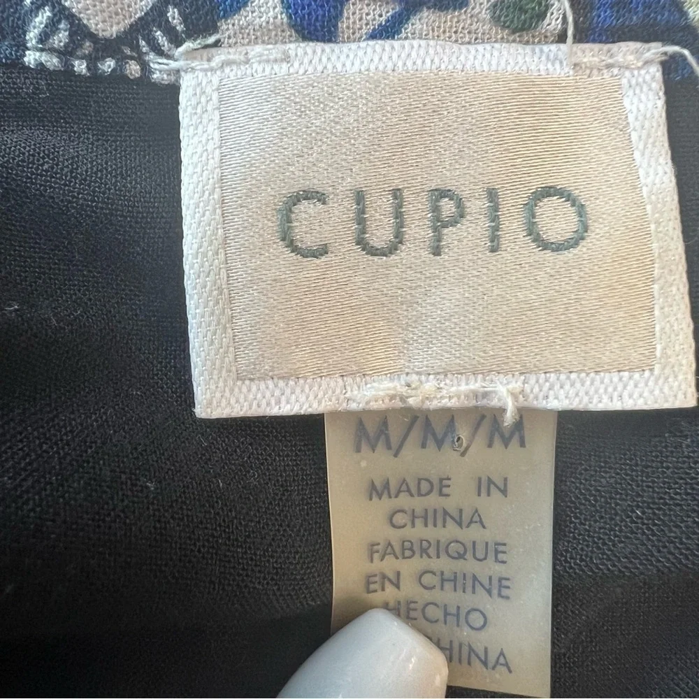 Cupio Women’s Multicolored Floral Lace Boho Bell Sleeve Paisley Top Size M - Picture 8 of 8